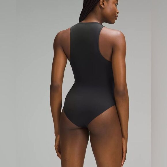 Lululemon Wundermost Ultra-Soft Nulu
High-Neck Sleeveless Bodysuit Black M - Picture 2 of 7